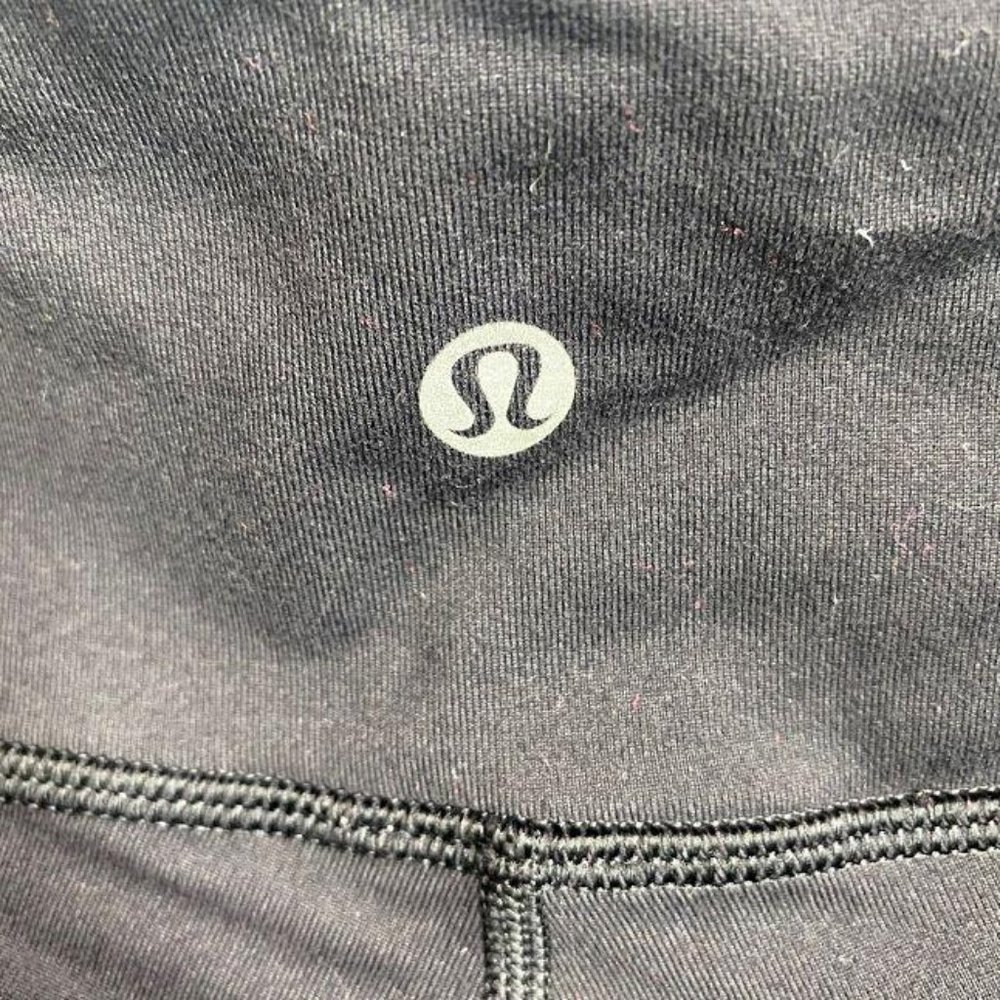 Lululemon Black Full Length Wonderunders - Picture 4 of 5